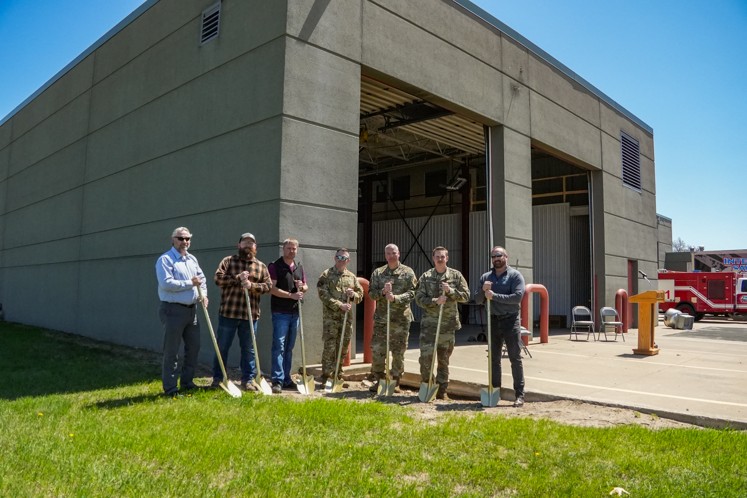 Volk Field Fire Station Kick Off KPH